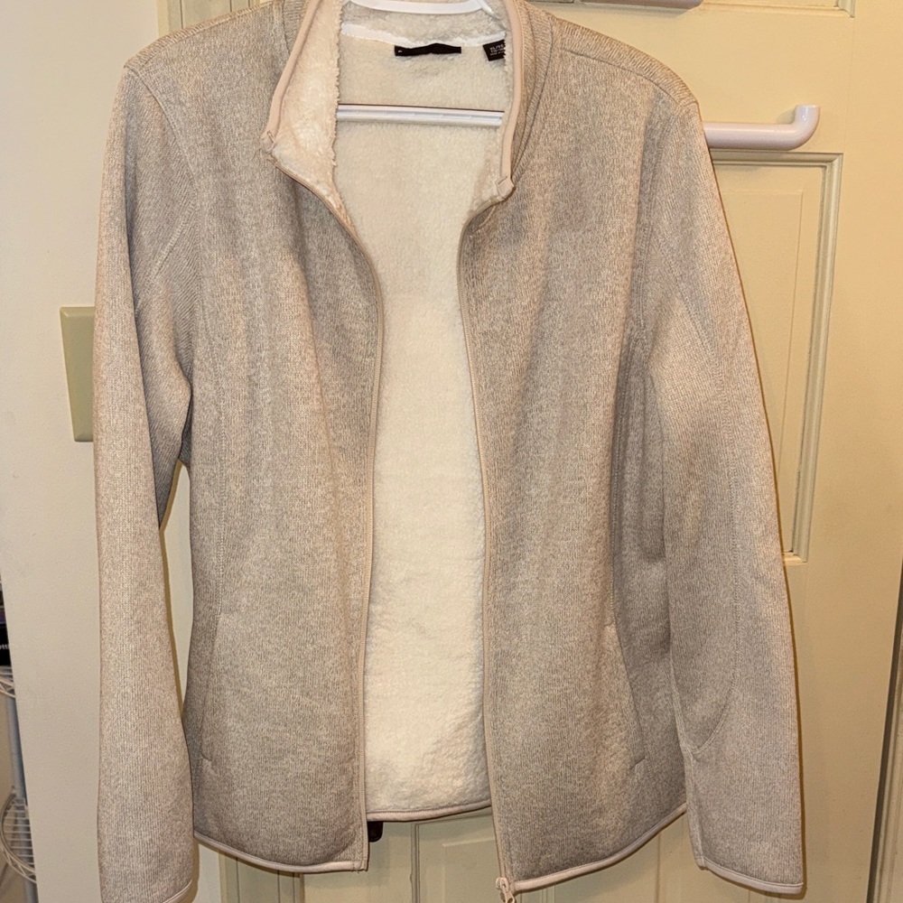 Swiss Tech Women's Light Beige Fleece Jacket